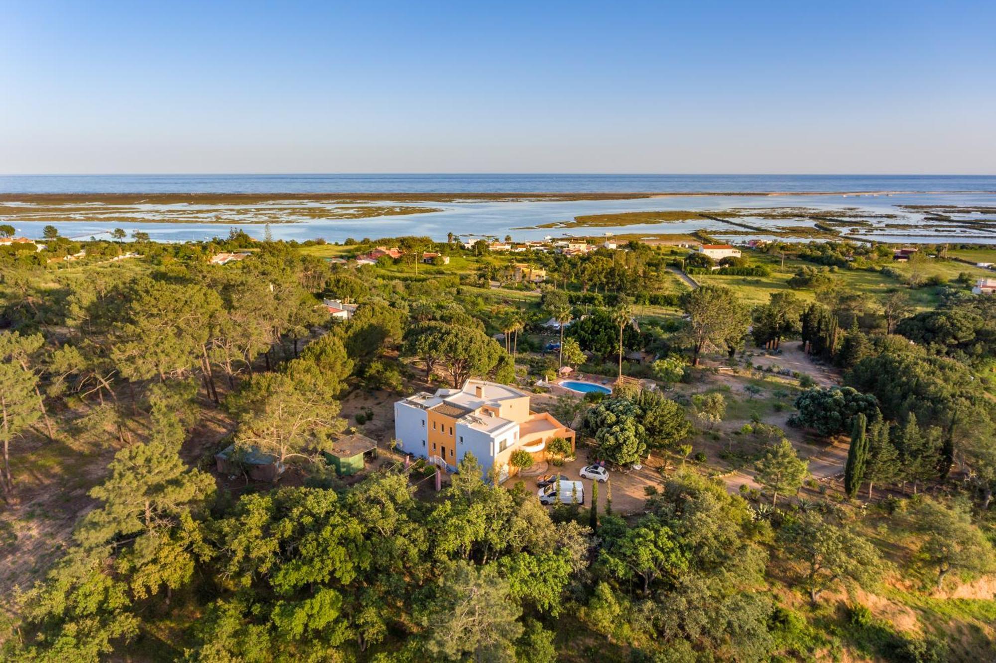 Meia Lua - Your Private Artsy Paradise Overlooking The Ria Formosa With Pool And Sea Views Near Barril Beach, Tavira Luz de Tavira Exterior foto